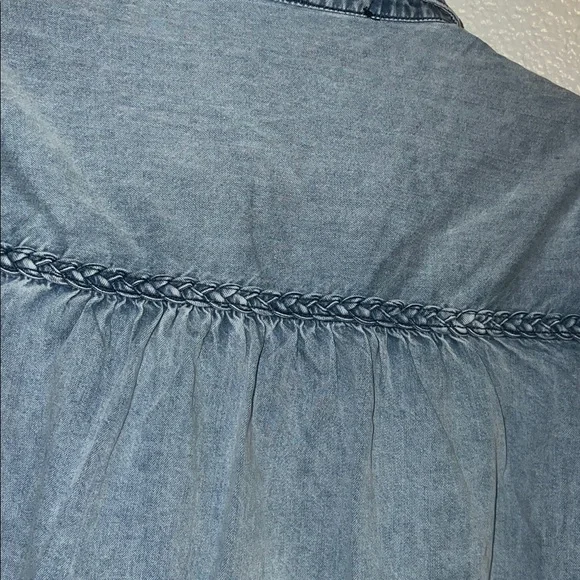 Jane and Delancey Light Blue Button Down Shirt - Picture 6 of 9